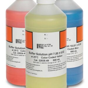 Dung dịch đệm, pH 7,00, Màu vàng có mã màu, 500 mL